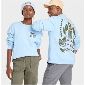 Black History Month Adult Homage to Legacy Sweatshirt Blue Large